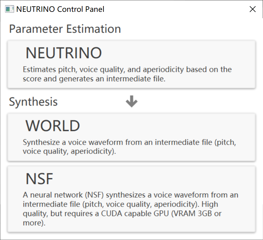 笔记 from《【A.I.VOICE生技术部】第1回：NEUTRINO入门 讲师：くろ州＝多刀流P》 | Berksey